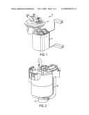 Jet pump retention and seal method with living hinge diagram and image