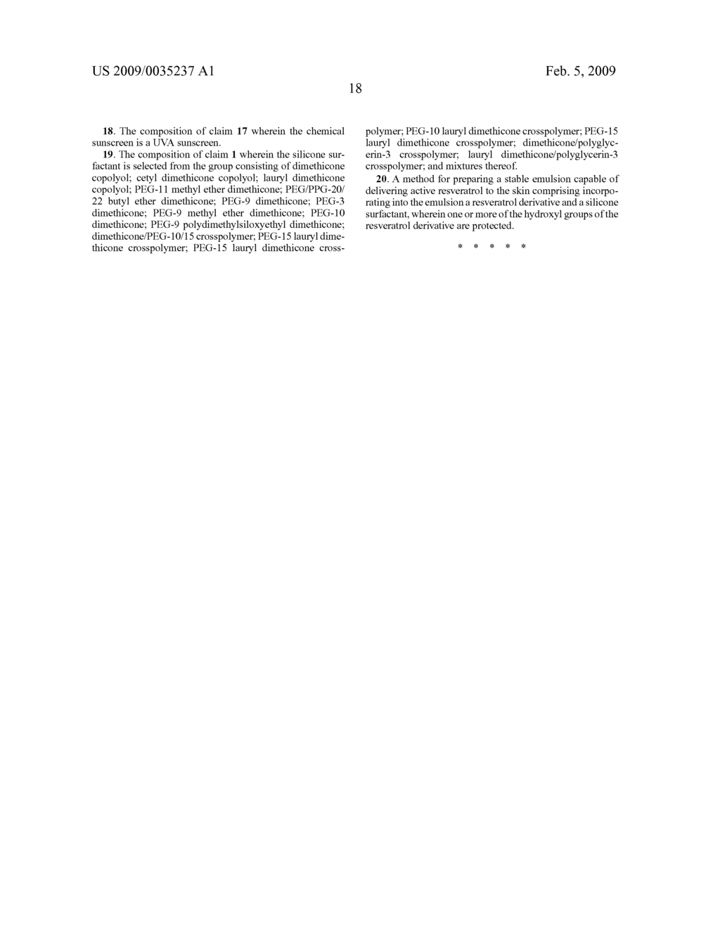 Emulsion Cosmetic Compositions Containing Resveratrol Derivatives And Silicone Surfactant - diagram, schematic, and image 19