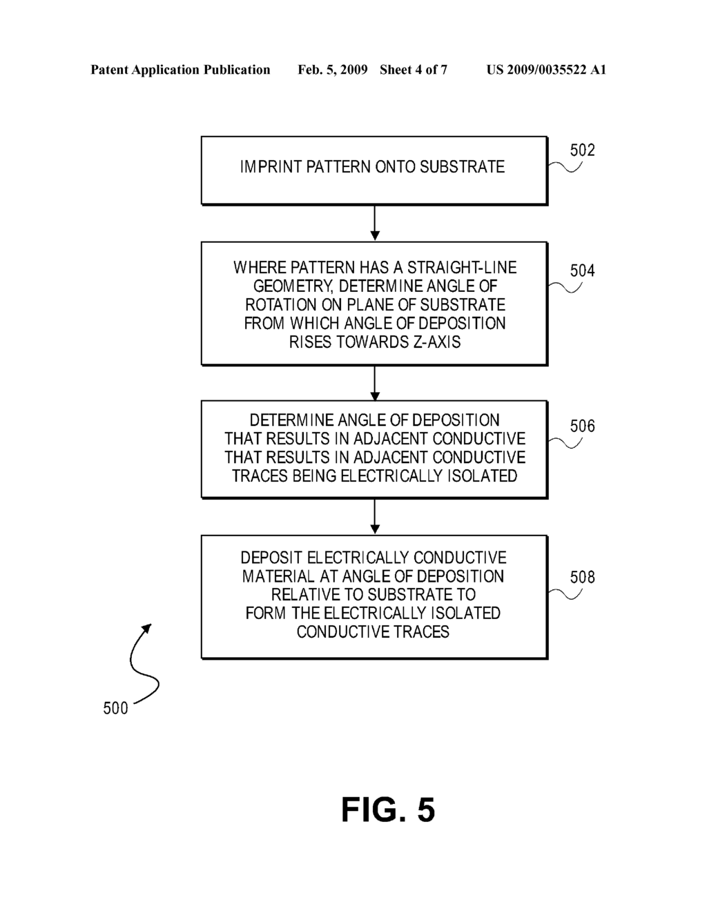 Forming electrically isolated conductive traces - diagram, schematic, and image 05