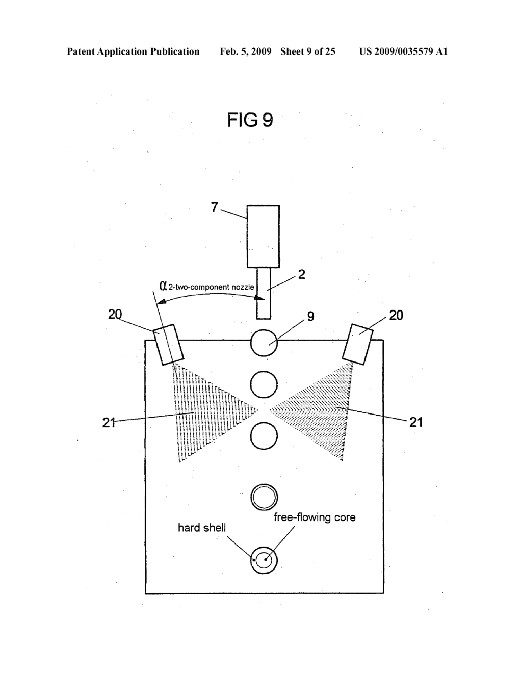 Solid particles, method and device for the production thereof - diagram, schematic, and image 10