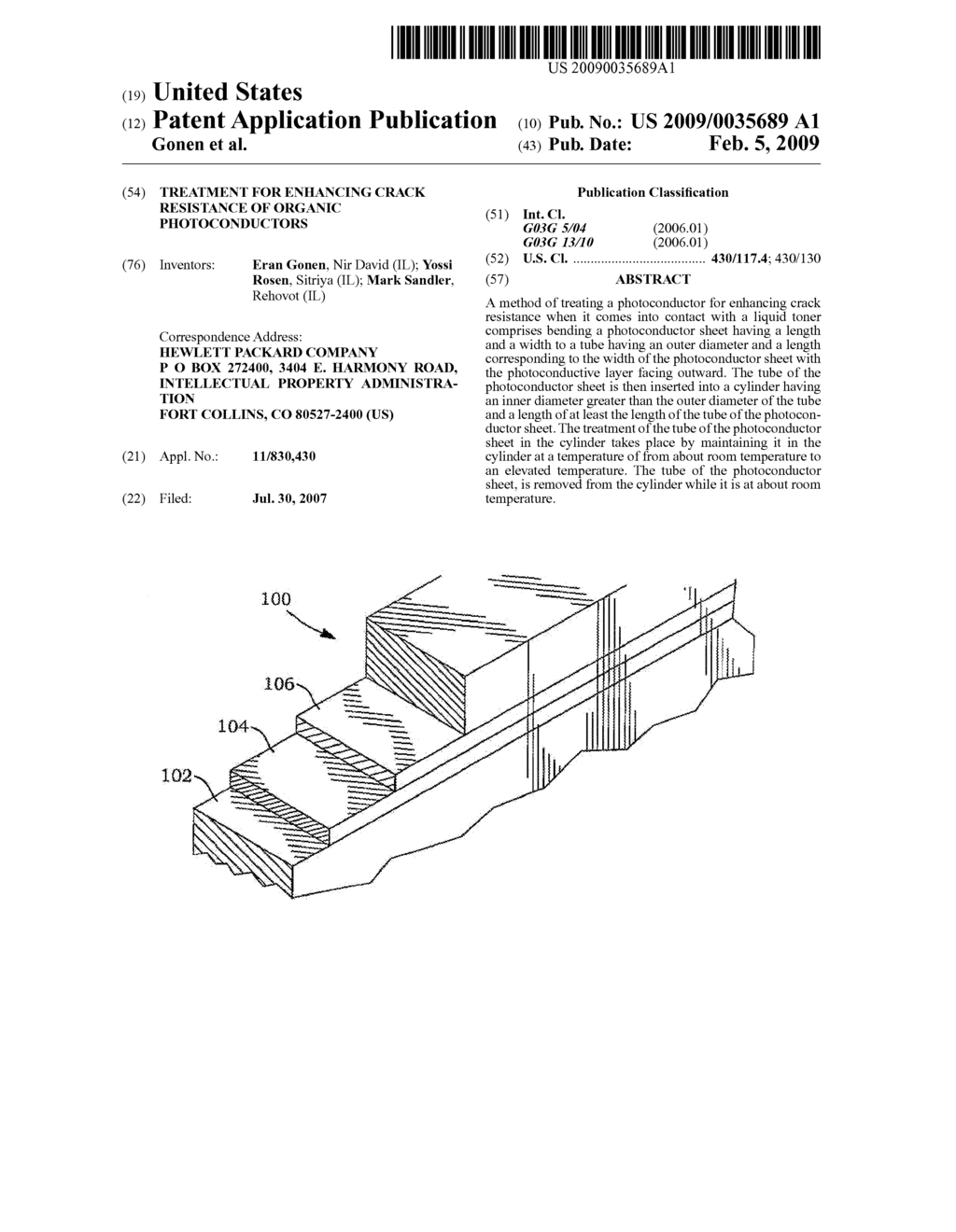 Treatment For Enhancing Crack Resistance Of Organic Photoconductors - diagram, schematic, and image 01