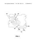 Card-through-connector fastener for reducing connector distortion diagram and image