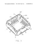 Camera module connector with disassembling structure diagram and image