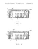 Camera module connector with disassembling structure diagram and image