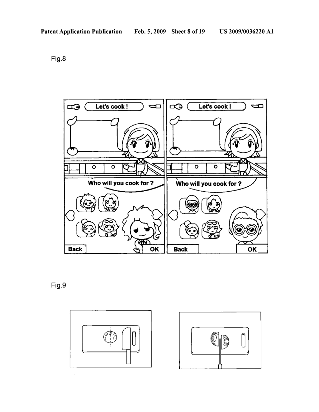 COOKING GAME PROGRAM, RECORDING MEDIUM WITH THE PROGRAM RECORDED THEREON, AND GAME DEVICE - diagram, schematic, and image 09