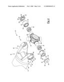 Universal joint with bearing cup retention mechanism and method diagram and image