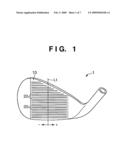 METHOD OF MANUFACTURING GOLF CLUB HEAD AND GOLF CLUB HEAD diagram and image