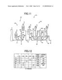 Control apparatus for hybrid vehicle power transmitting system diagram and image