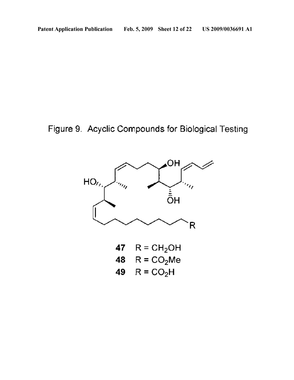 ANALOGS OF DICODERMOLIDE AND DICTYOSTATIN-1, INTERMEDIATES THEREFOR AND METHODS OF SYNTHESIS THEREOF - diagram, schematic, and image 13