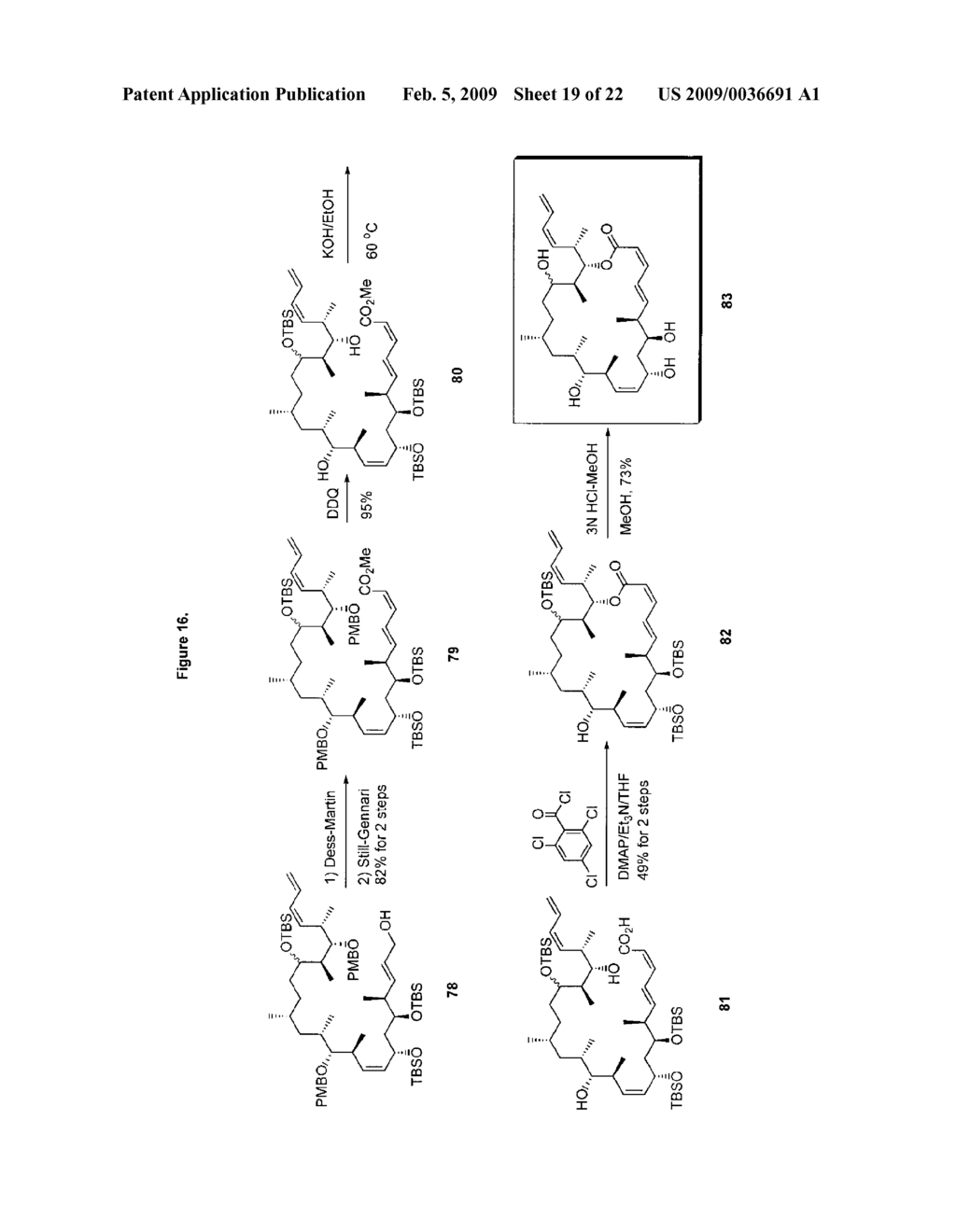 ANALOGS OF DICODERMOLIDE AND DICTYOSTATIN-1, INTERMEDIATES THEREFOR AND METHODS OF SYNTHESIS THEREOF - diagram, schematic, and image 20