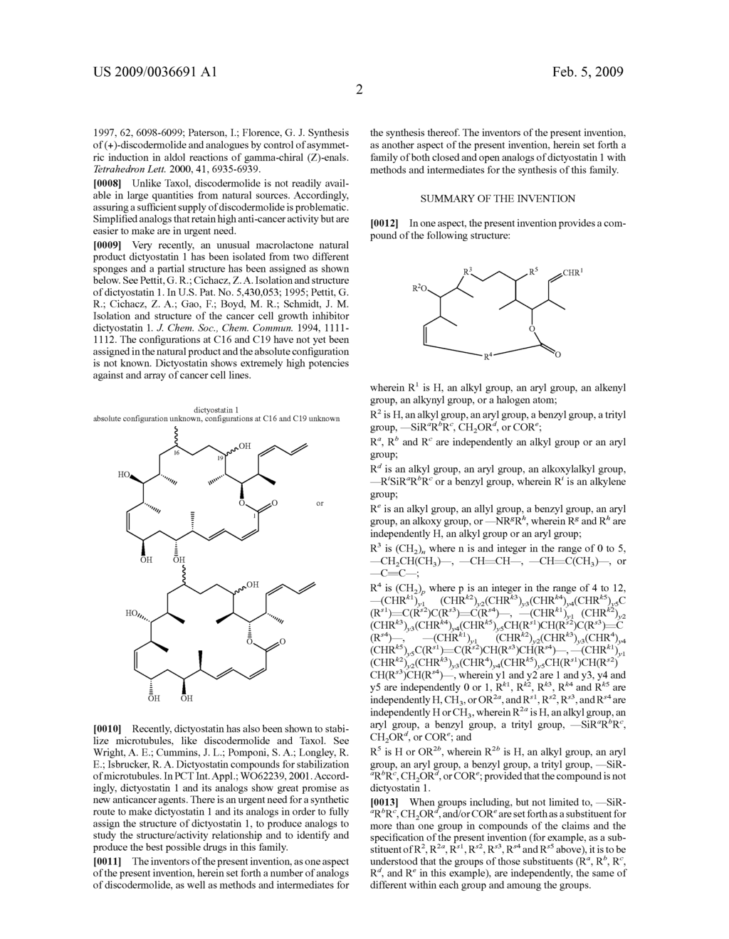 ANALOGS OF DICODERMOLIDE AND DICTYOSTATIN-1, INTERMEDIATES THEREFOR AND METHODS OF SYNTHESIS THEREOF - diagram, schematic, and image 25