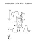 Method and device for acquiring physiological measurement data diagram and image