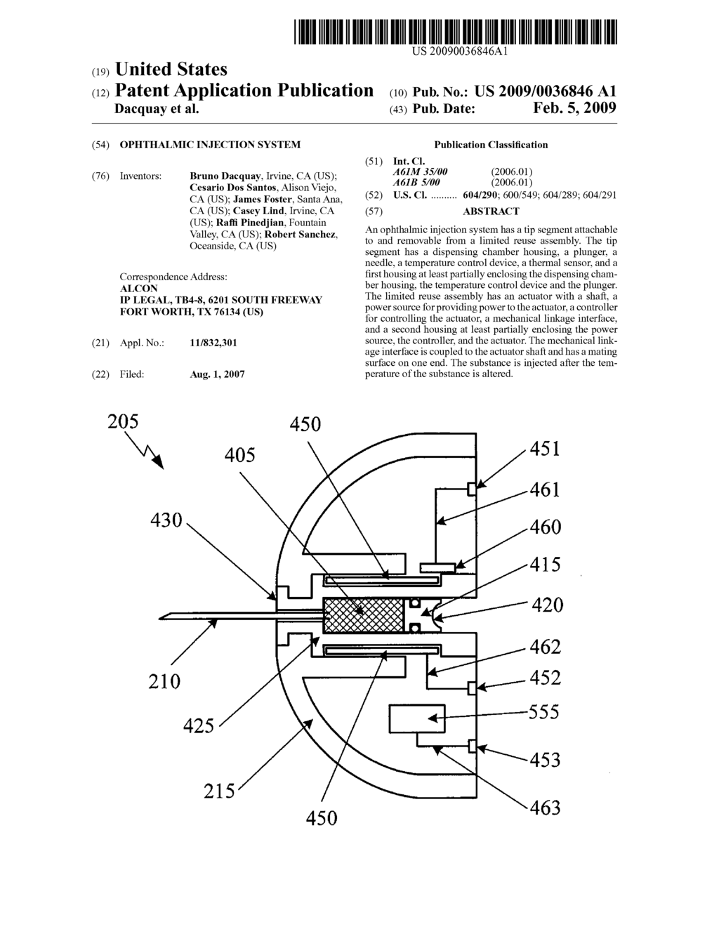 Ophthalmic Injection System - diagram, schematic, and image 01