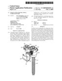 Offset connector for a spinal stabilization rod diagram and image