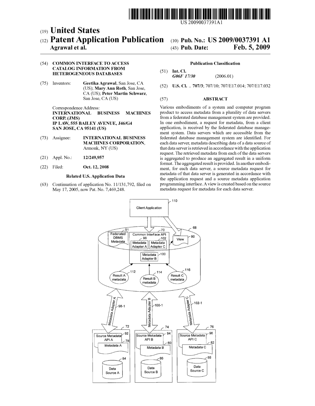  Common Interface to Access Catalog Information from Heterogeneous Databases - diagram, schematic, and image 01