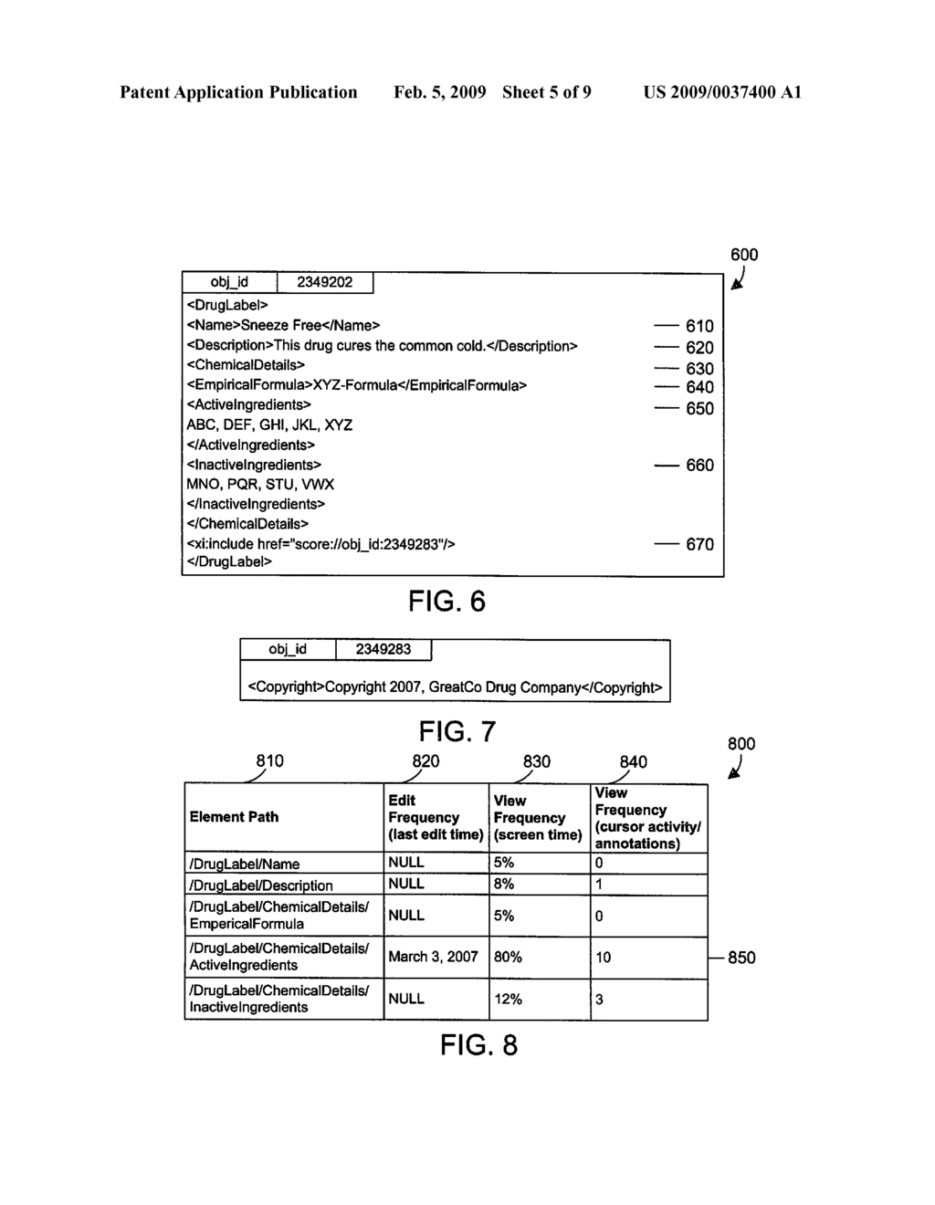 CONTENT MANAGEMENT SYSTEM THAT RENDERS A DOCUMENT TO A USER BASED ON A USAGE PROFILE THAT INDICATES PREVIOUS ACTIVITY IN ACCESSING THE DOCUMENT - diagram, schematic, and image 06