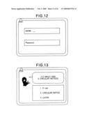 DATA PROCESSING APPARATUS AND NETWORK SYSTEM THAT OUTPUTS QUALITY OF SERVICE INFORMATION TO A USER diagram and image