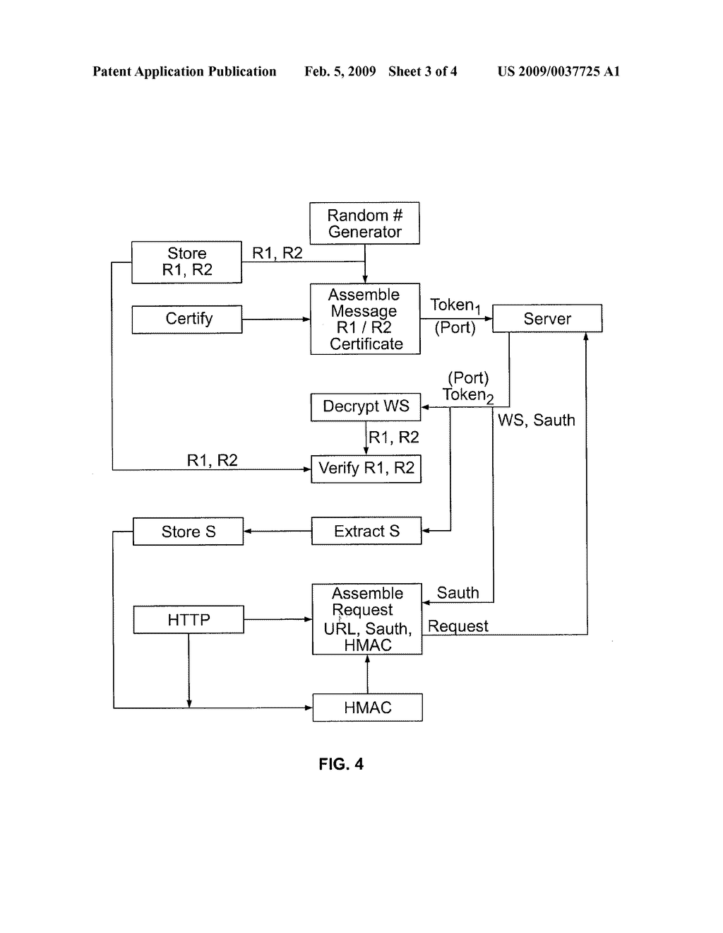 CLIENT-SERVER OPAQUE TOKEN PASSING APPARATUS AND METHOD - diagram, schematic, and image 04