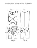 SWIMSUIT HAVING COMPRESSION PANELS diagram and image