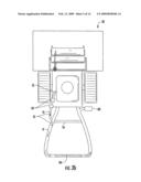 Heated handle apparatuses and methods using power equipment exhaust diagram and image
