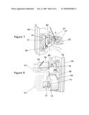 Illuminated display with simulated motion diagram and image