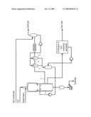 Coating the crude gas tract of a fly-stream gasification plant with a heat-resistant anti-stick layer diagram and image