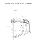 Structure of car door diagram and image