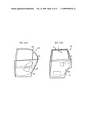 Structure of car door diagram and image