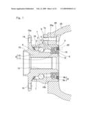 Sensor-Equipped Bearing for Wheel diagram and image