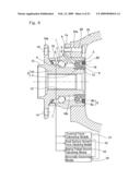 Sensor-Equipped Bearing for Wheel diagram and image