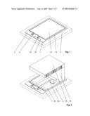 COOKING DEVICE FOR ARRANGEMENT ON A HORIZONTAL WORK SURFACE diagram and image