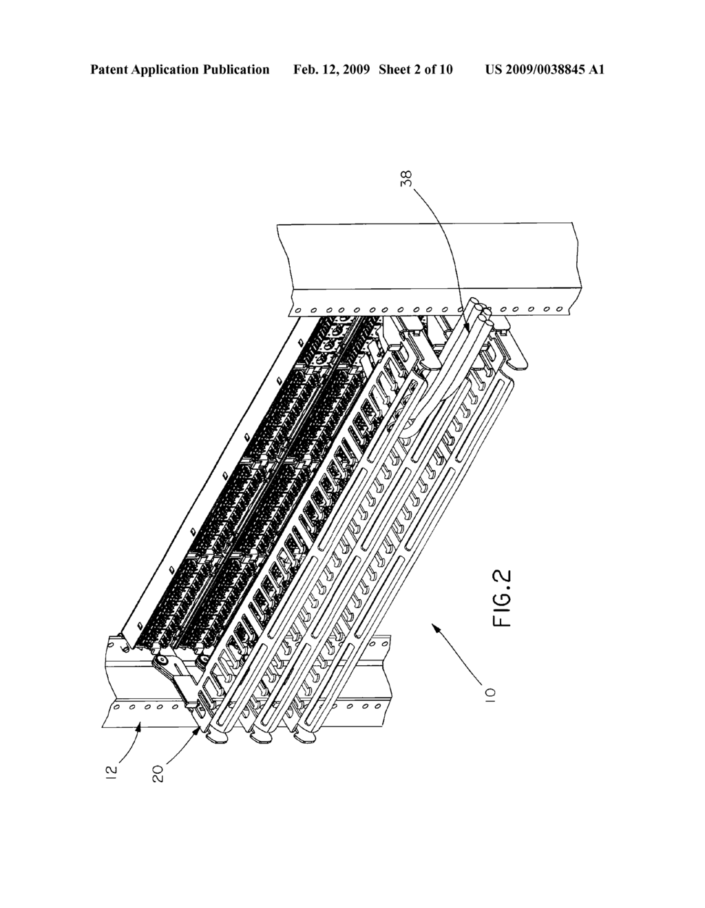 PIVOTING STRAIN RELIEF BAR FOR DATA PATCH PANELS - diagram, schematic, and image 03