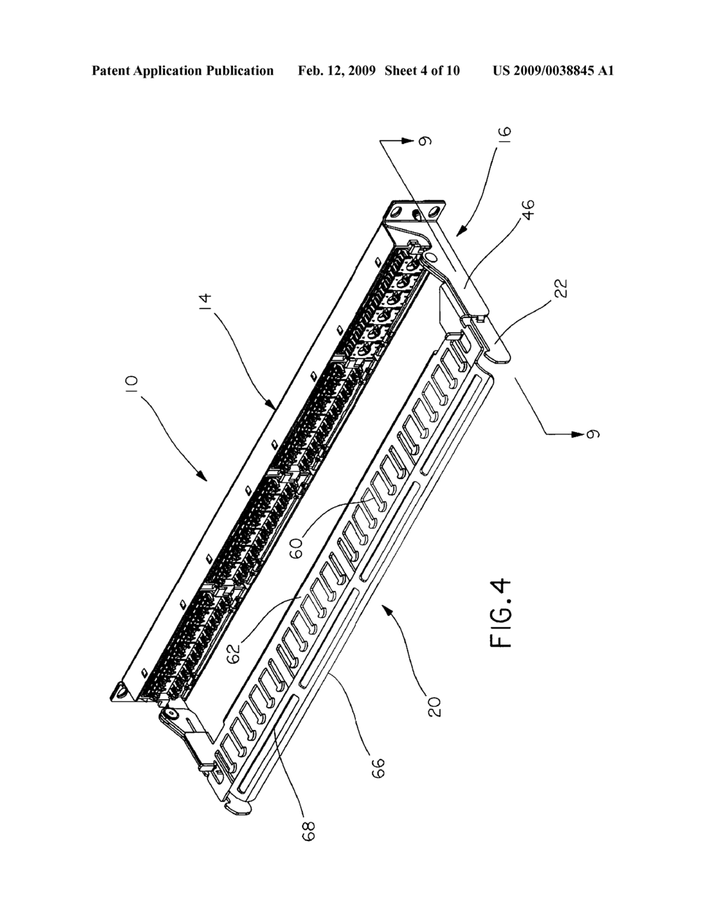 PIVOTING STRAIN RELIEF BAR FOR DATA PATCH PANELS - diagram, schematic, and image 05