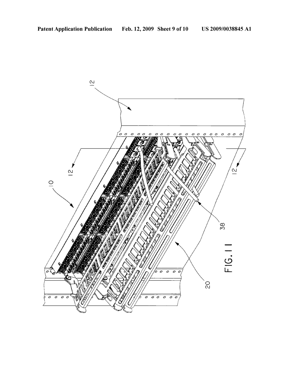 PIVOTING STRAIN RELIEF BAR FOR DATA PATCH PANELS - diagram, schematic, and image 10