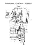 ATTACHING AND DETACHING METHOD OF CONTACT TOP OF NAILING MACHINE diagram and image