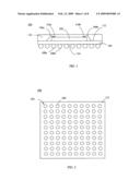 THERMALLY ENHANCED BALL GRID ARRAY PACKAGE FORMED IN STRIP WITH ONE-PIECE DIE-ATTACHED EXPOSED HEAT SPREADER diagram and image