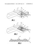 Vacuum-formed  firm-feel  reinforcement for bumper fascias diagram and image