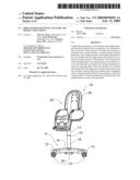 High Chair with Swivel Feature and Height Adjustment diagram and image