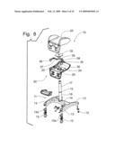 High Chair with Swivel Feature and Height Adjustment diagram and image