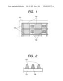 SUBSTRATE FOR ORGANIC ELECTROLUMINESCENCE DEVICE AND METHOD OF PRODUCING THE SAME diagram and image