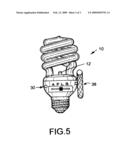 Compact fluorescent lamp diagram and image