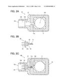 Electric current detector having detector element holder coupled to magnetic core casing diagram and image