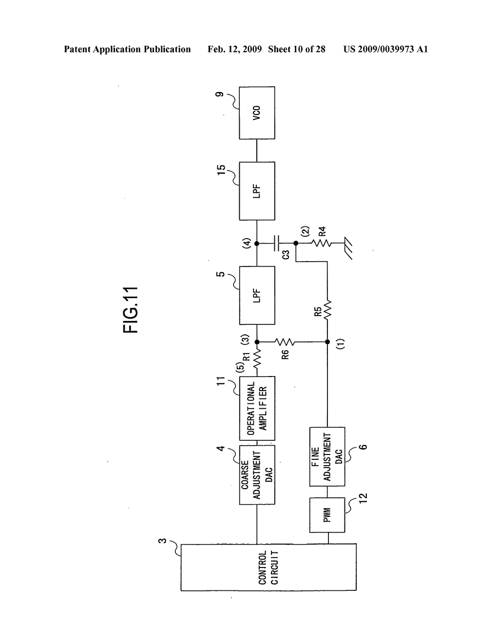 VCO driving circuit and frequency synthesizer - diagram, schematic, and image 11