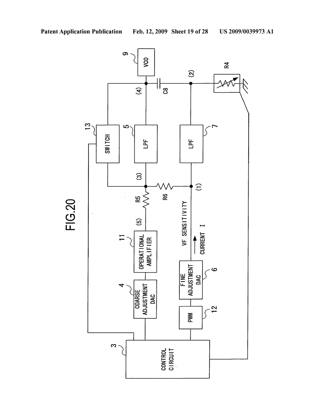 VCO driving circuit and frequency synthesizer - diagram, schematic, and image 20