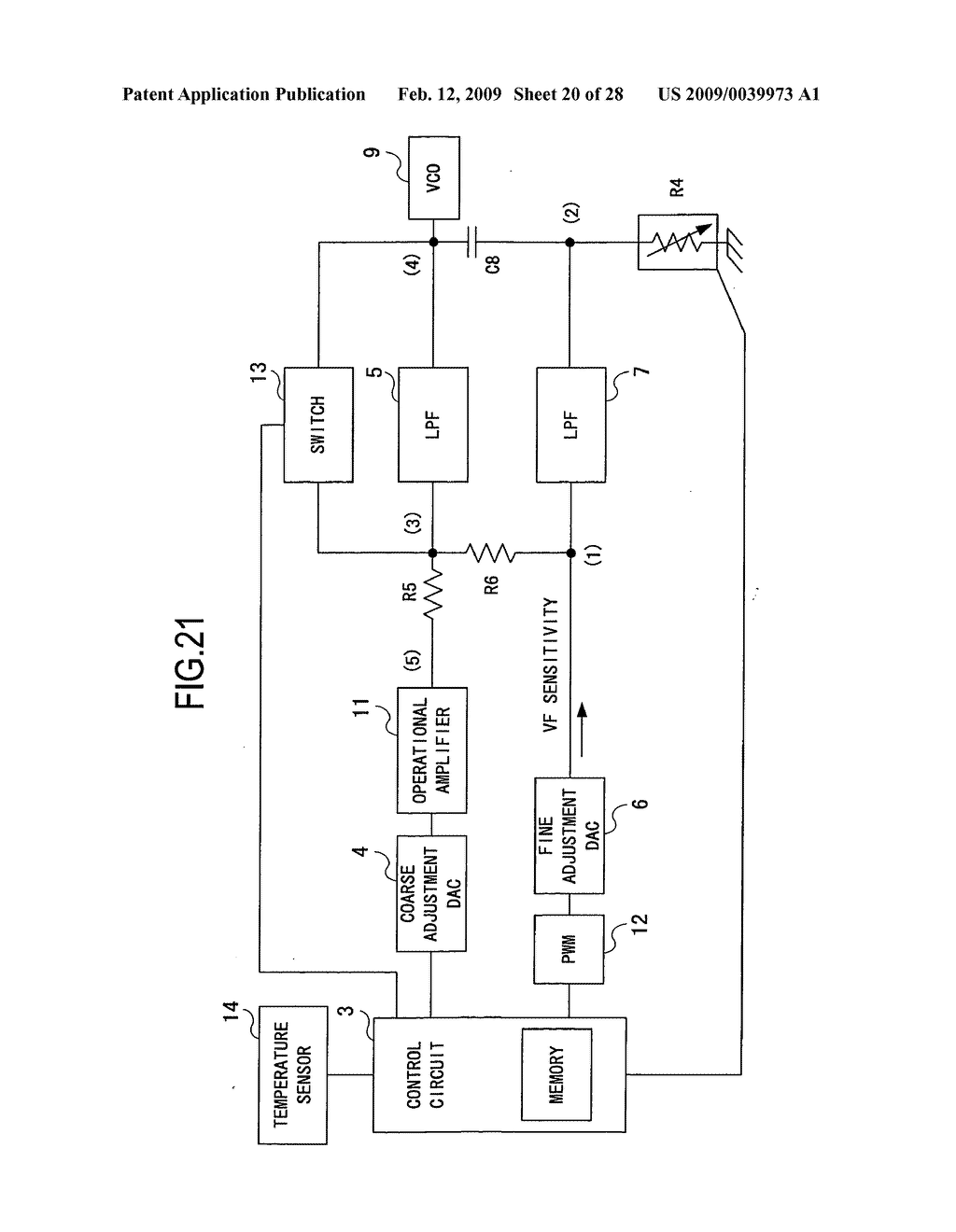 VCO driving circuit and frequency synthesizer - diagram, schematic, and image 21