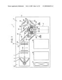 Discharge lamp, light source device and projector diagram and image