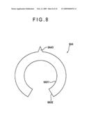 Discharge lamp, light source device and projector diagram and image