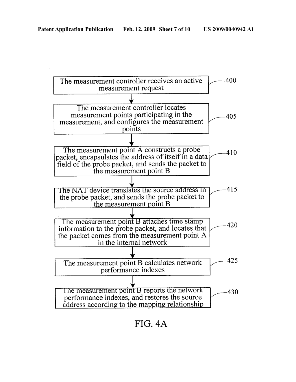 METHOD AND SYSTEM FOR MEASURING NETWORK PERFORMANCE - diagram, schematic, and image 08