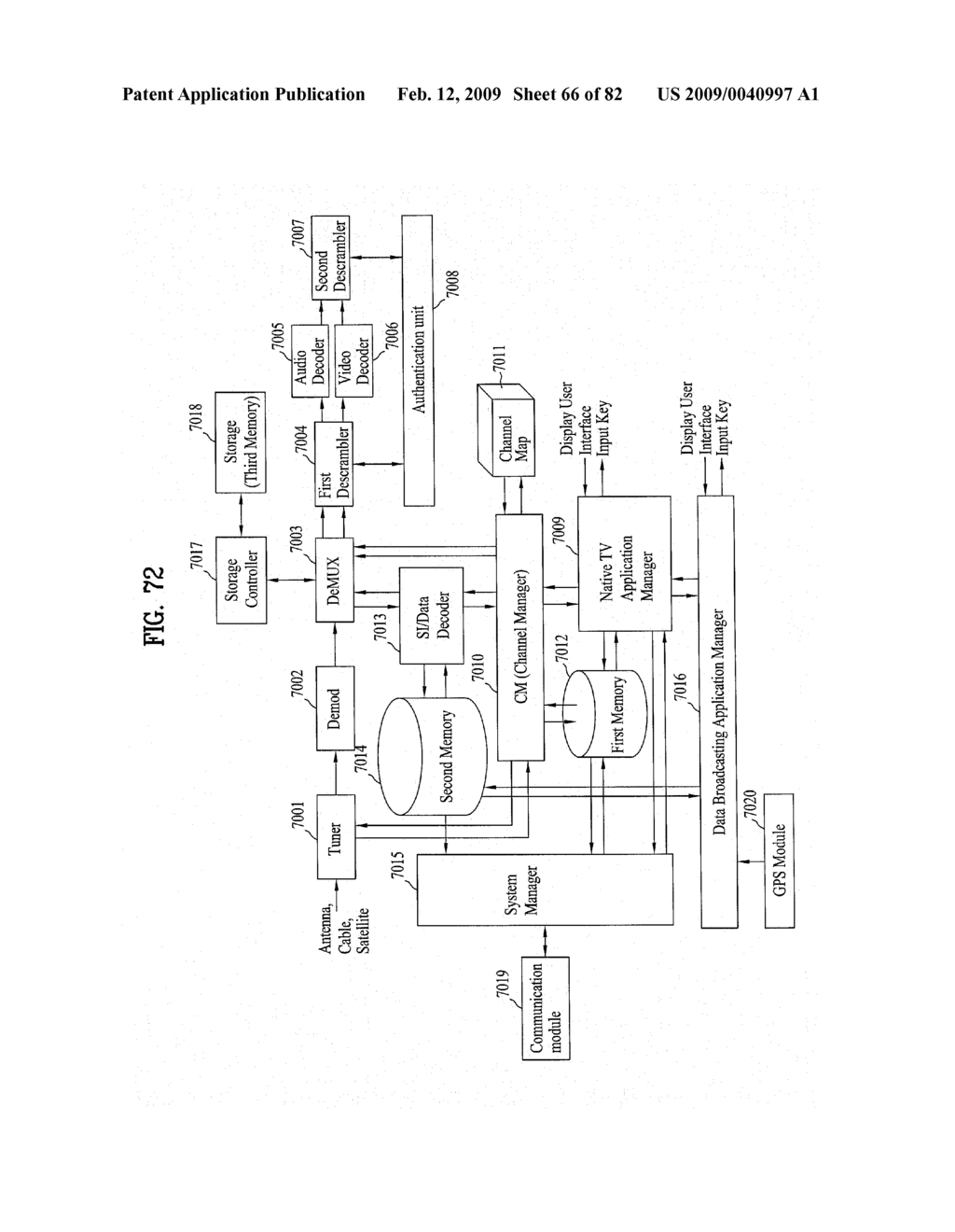 BROADCASTING RECEIVER AND BROADCAST SIGNAL PROCESSING METHOD - diagram, schematic, and image 67