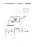 Inline power system and method for network communications diagram and image